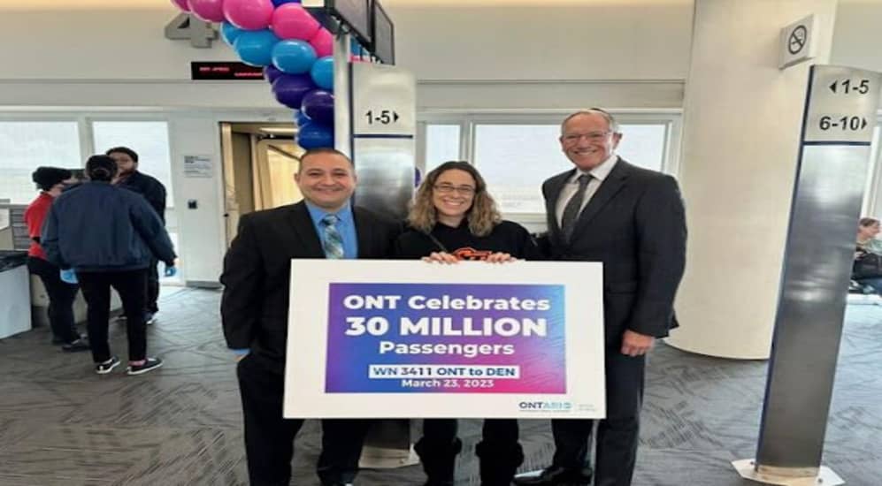 Since returning to local control, Ontario International Airport has welcomed 30 million passengers.